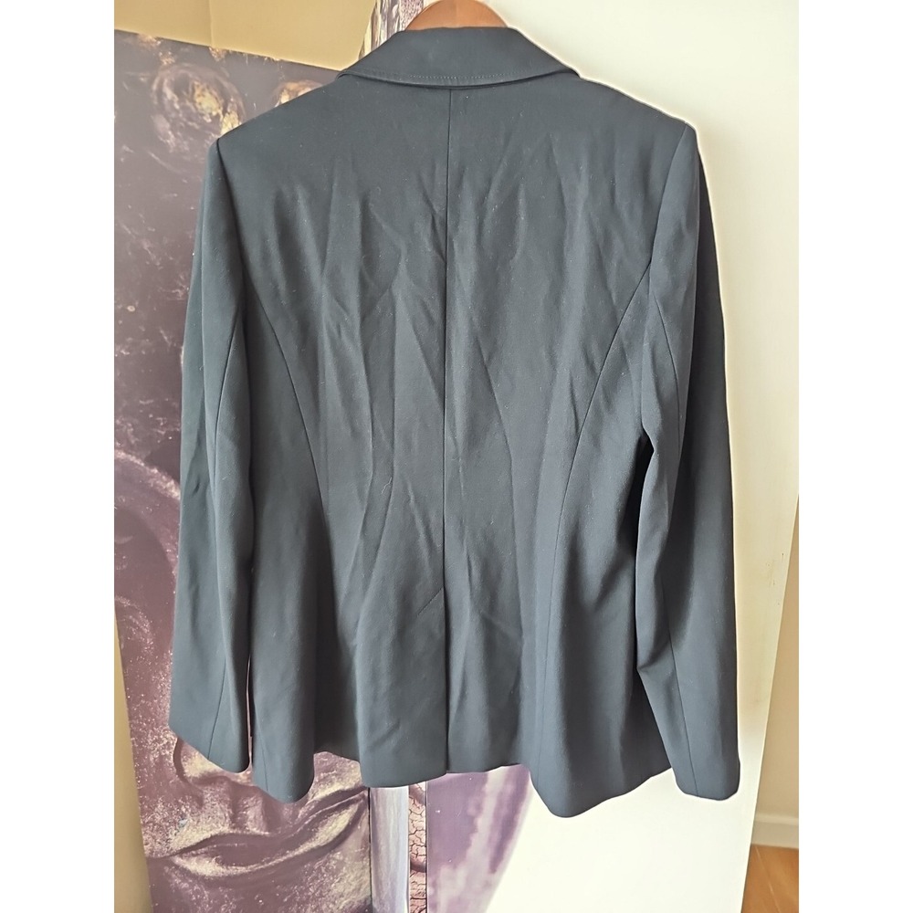 Escada Navy Blue Double Breasted BEVEN Viscose Blend Blazer Size 42 YJ01 - Picture 6 of 9